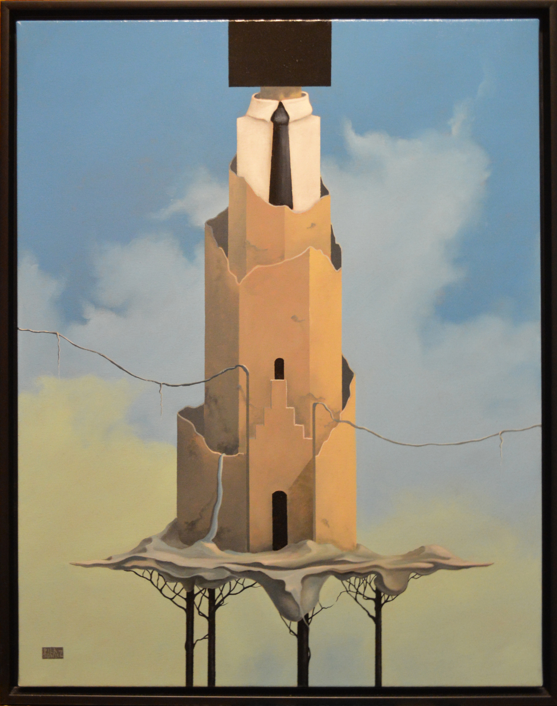 Bogdan Pilatowicz-Weisses Hemd-Schwarzes Herz