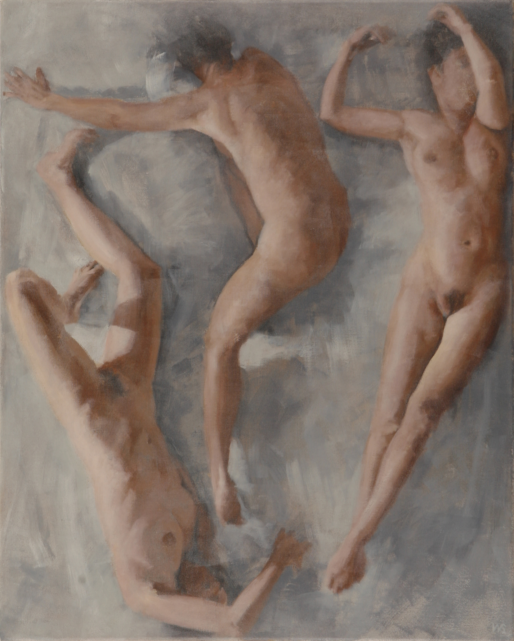 Walter Strobl-liegend/schwebend