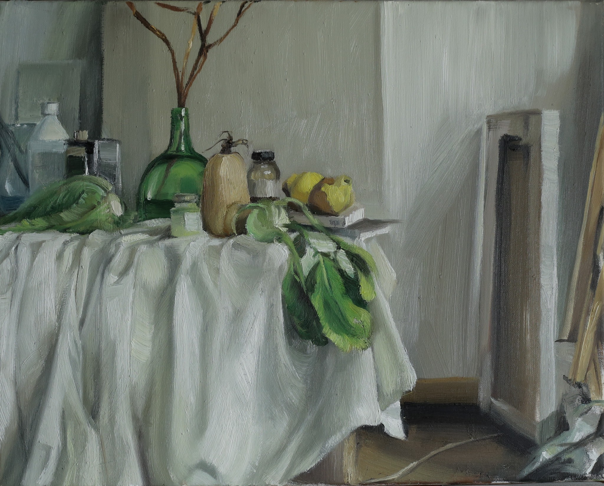 Matthias Bade-Stilllife with kohlrabi and cabbage